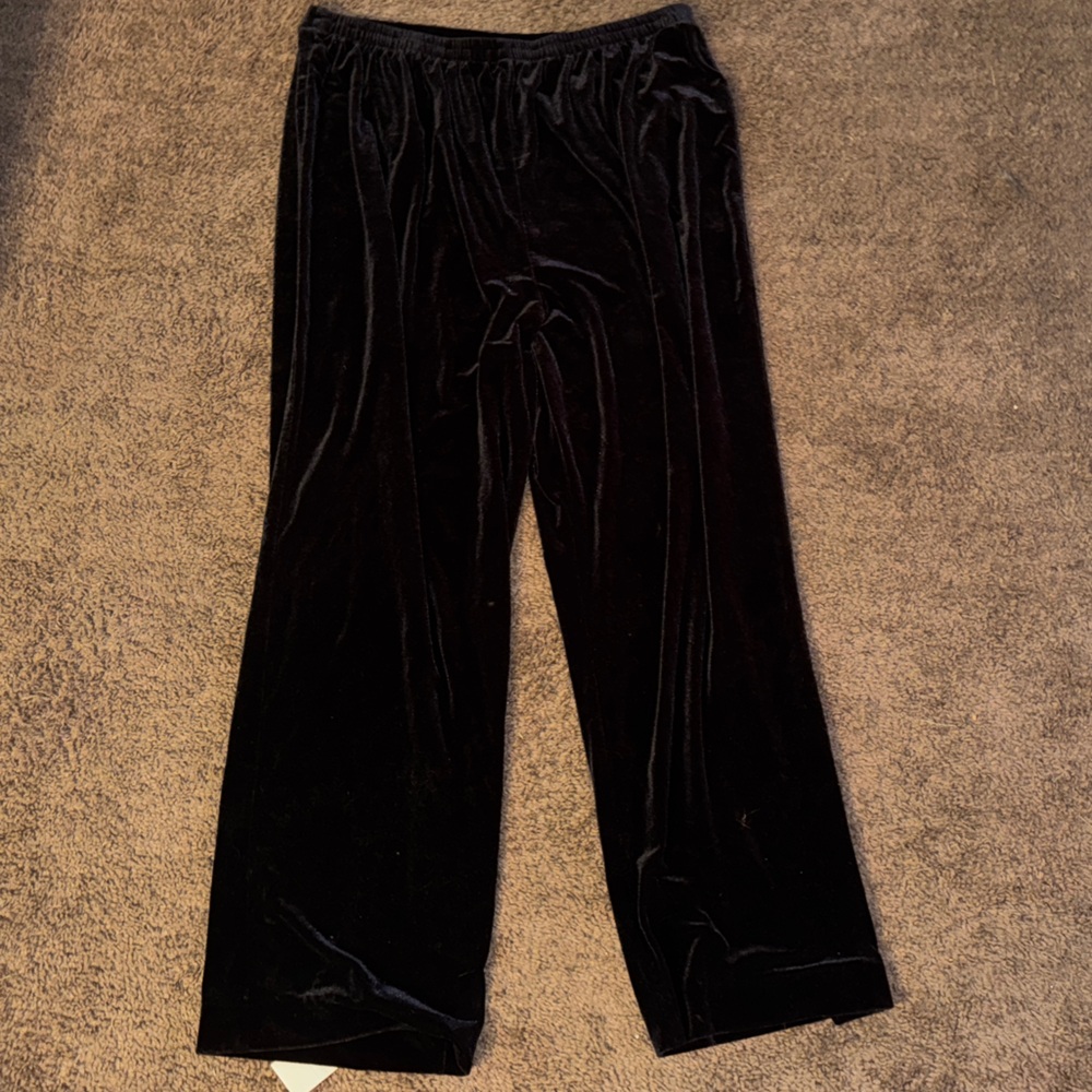 Black Velour Pants